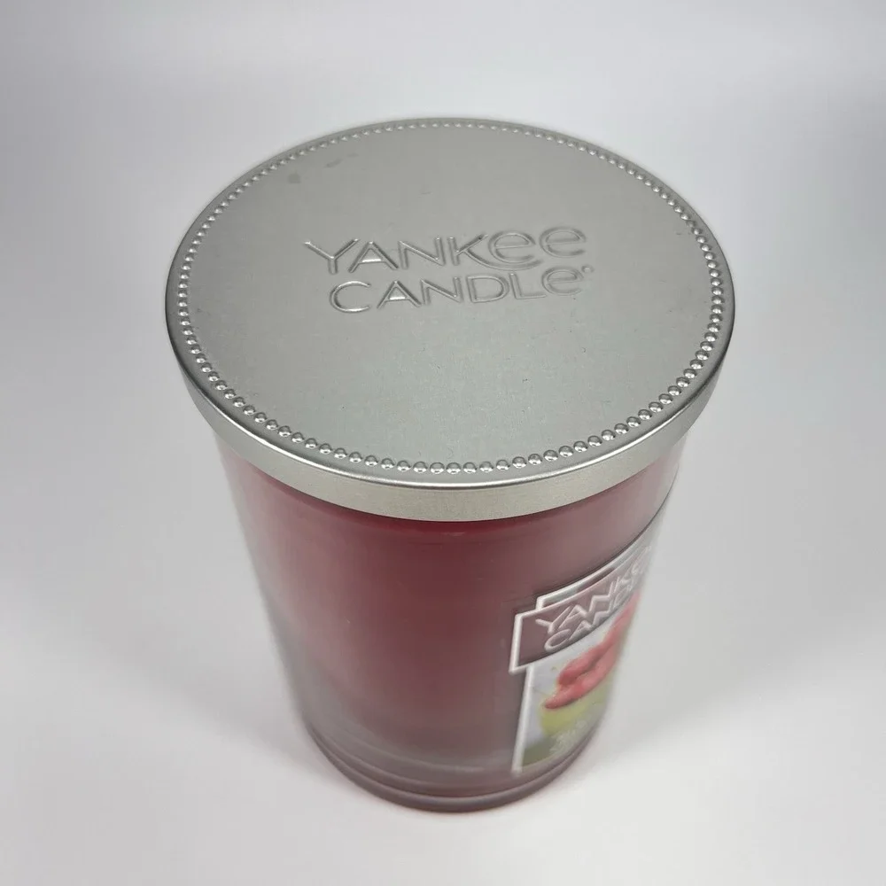 NEW-Yankee Candle BLACK CHERRY Large Jar 22oz RED-- DOUBLE WICK